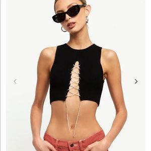 Lioness Hilton crop top, XS